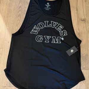 Darc Sport Gym Dry Wolf Drop Tank Top Black Size XL Brand New with Tags